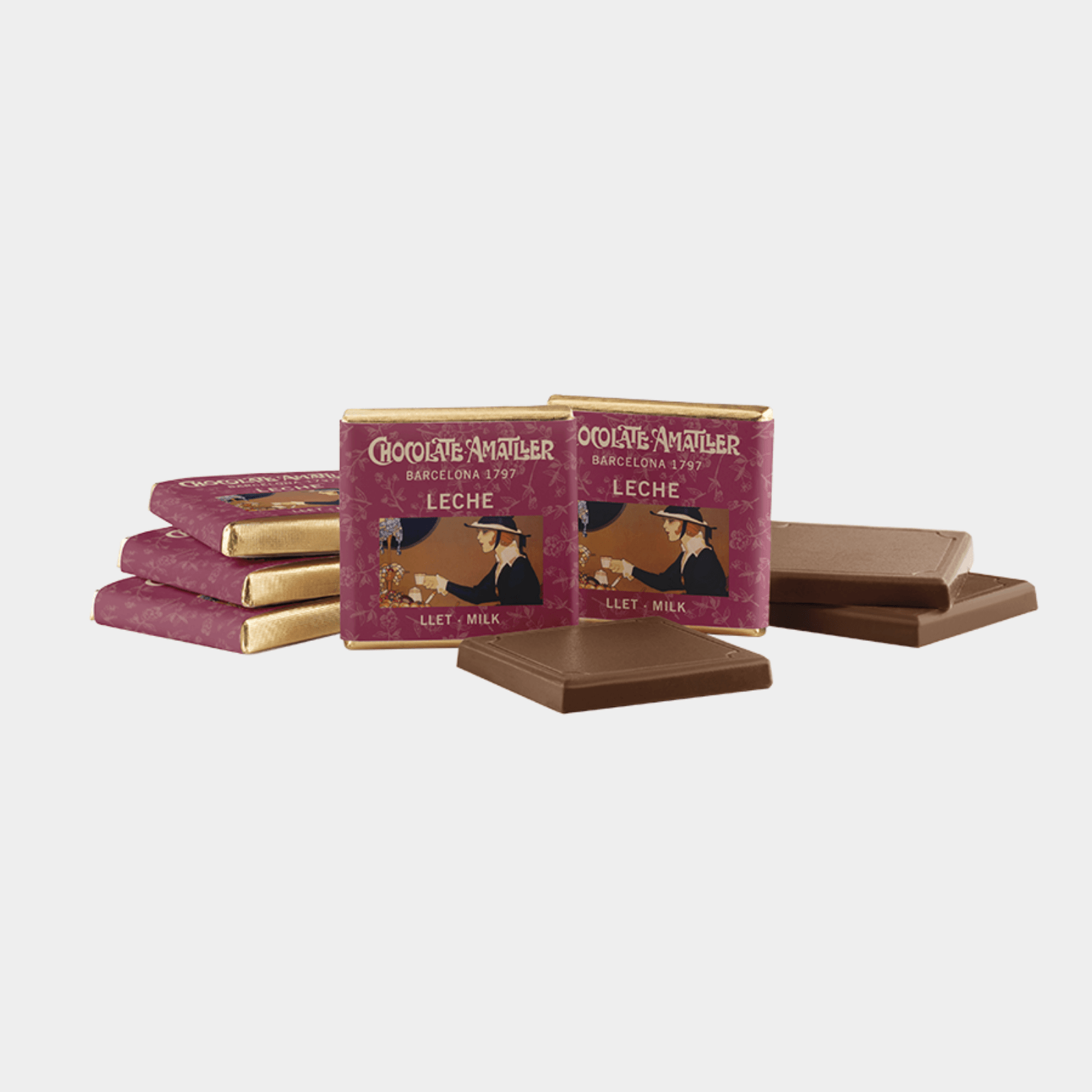 Mini Milk Chocolates Box 100u x 5g Chocolate Amatller